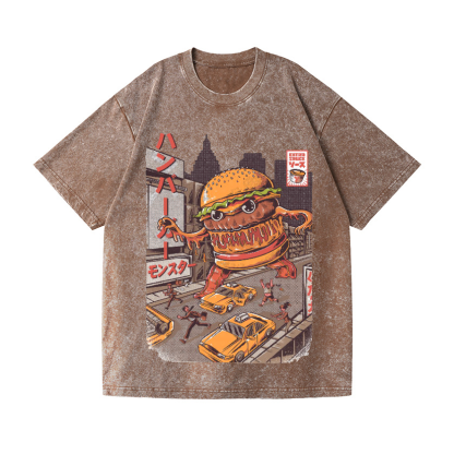 Vintage Wash Japanese Design T-Shirt