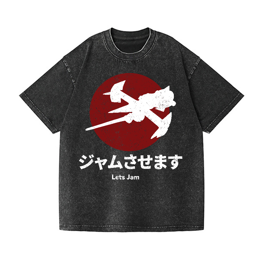 Cowboy Bebop Farm Vintage Wash Japanese Design T-Shirt