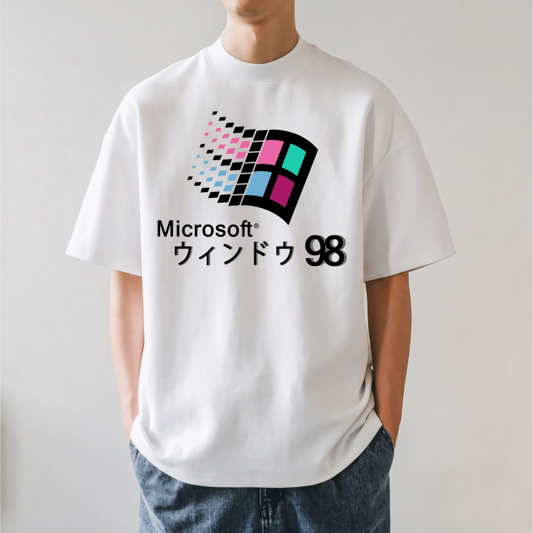 Microsoft Windows 98 Japanese Style Classic Tee