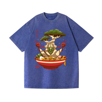 Bonsai Ramen Vintage Wash Japanese Design T-Shirt