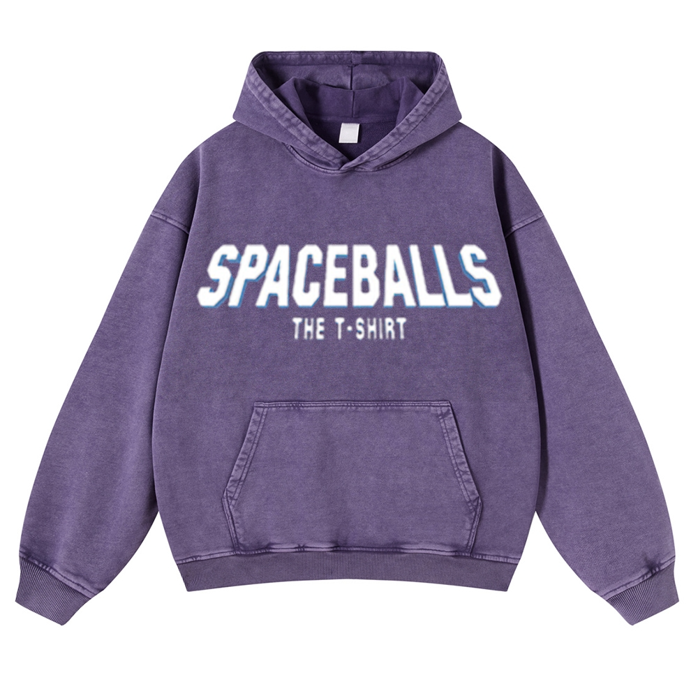 Spaceballs Vintage Washed Thick Cotton Hoodie