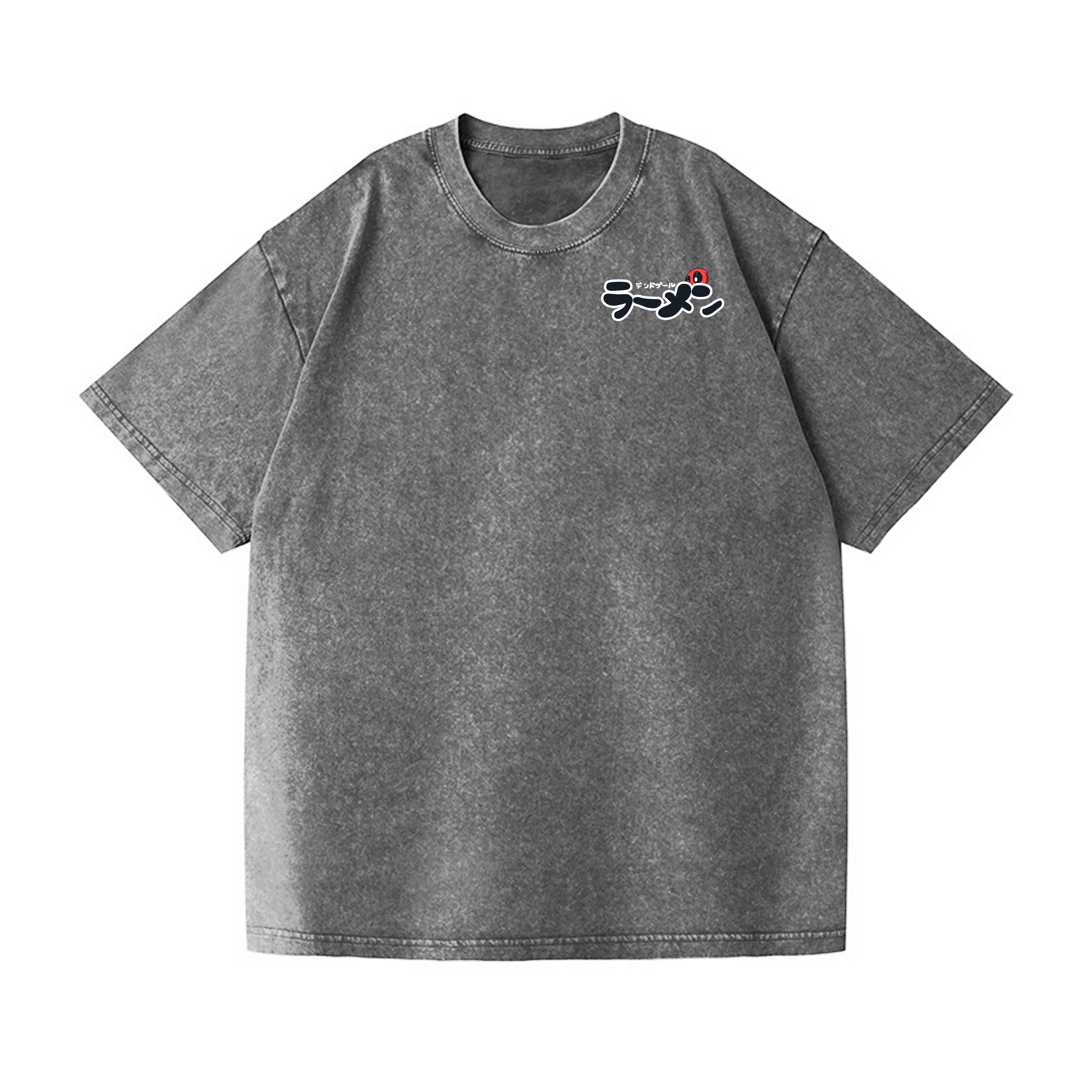 Ramen Hero Vintage Wash Japanese Design Back Art T-Shirt
