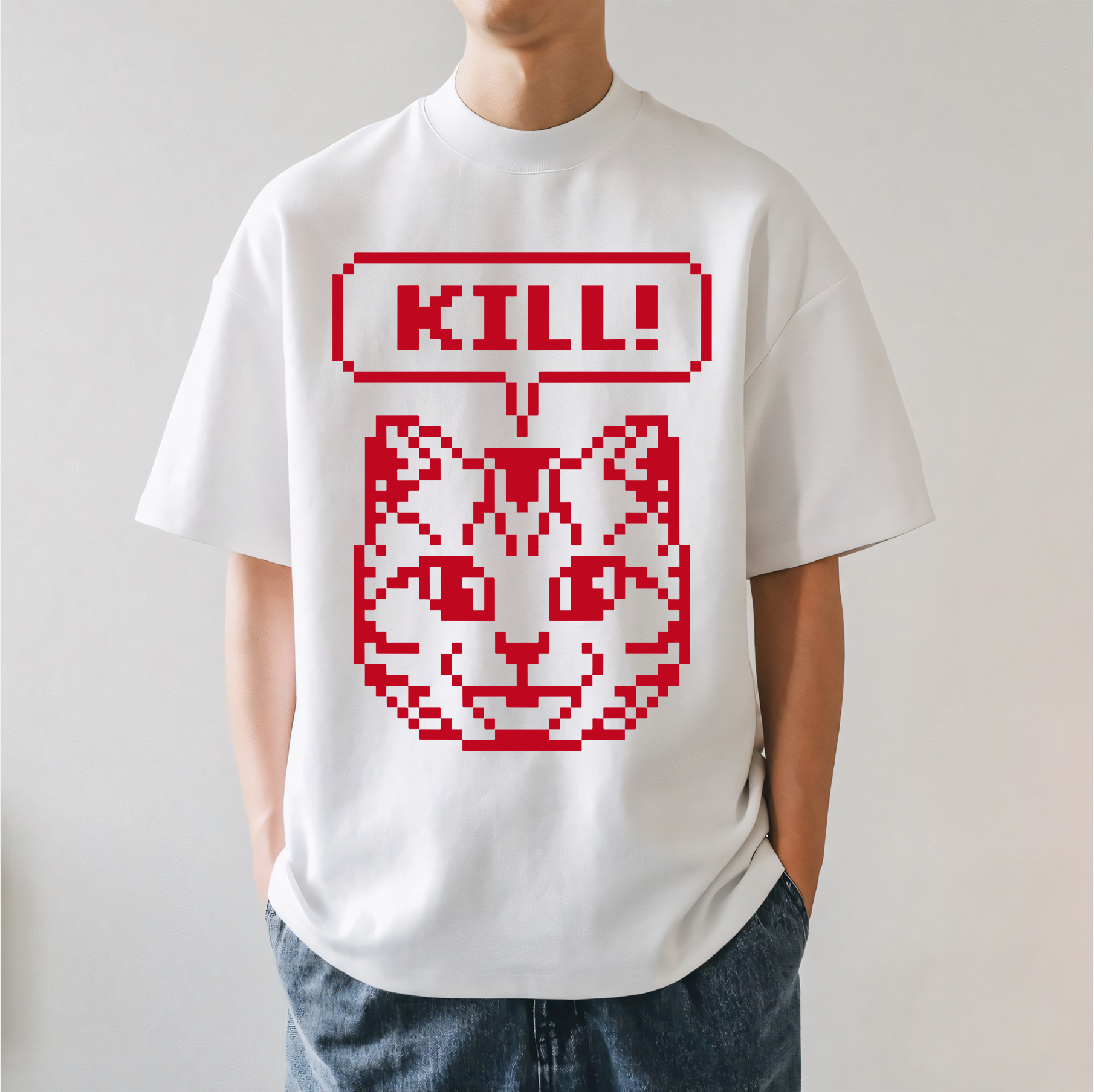 Kill Cat Japanese Style Classic Tee