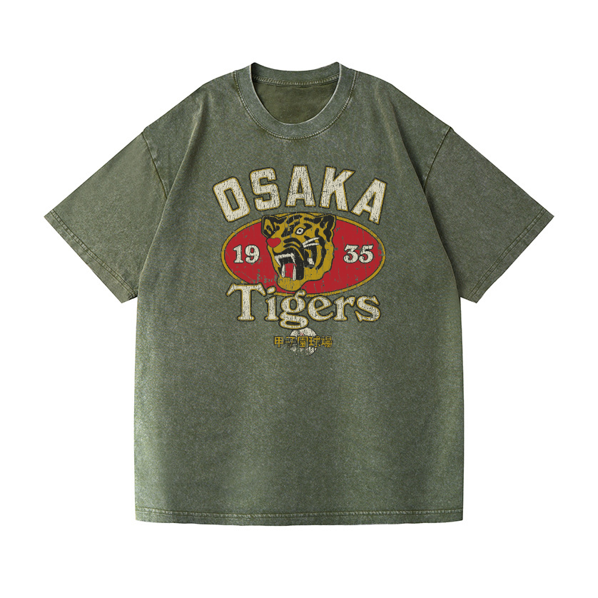 Osaka Tigers 1935 Vintage Wash Japanese Design T-Shirt