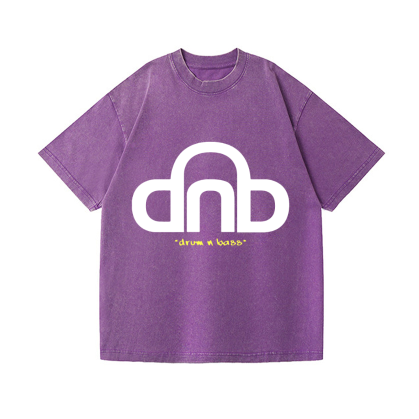Drum & Bass Vintage Wash Japanese Design T-Shirt
