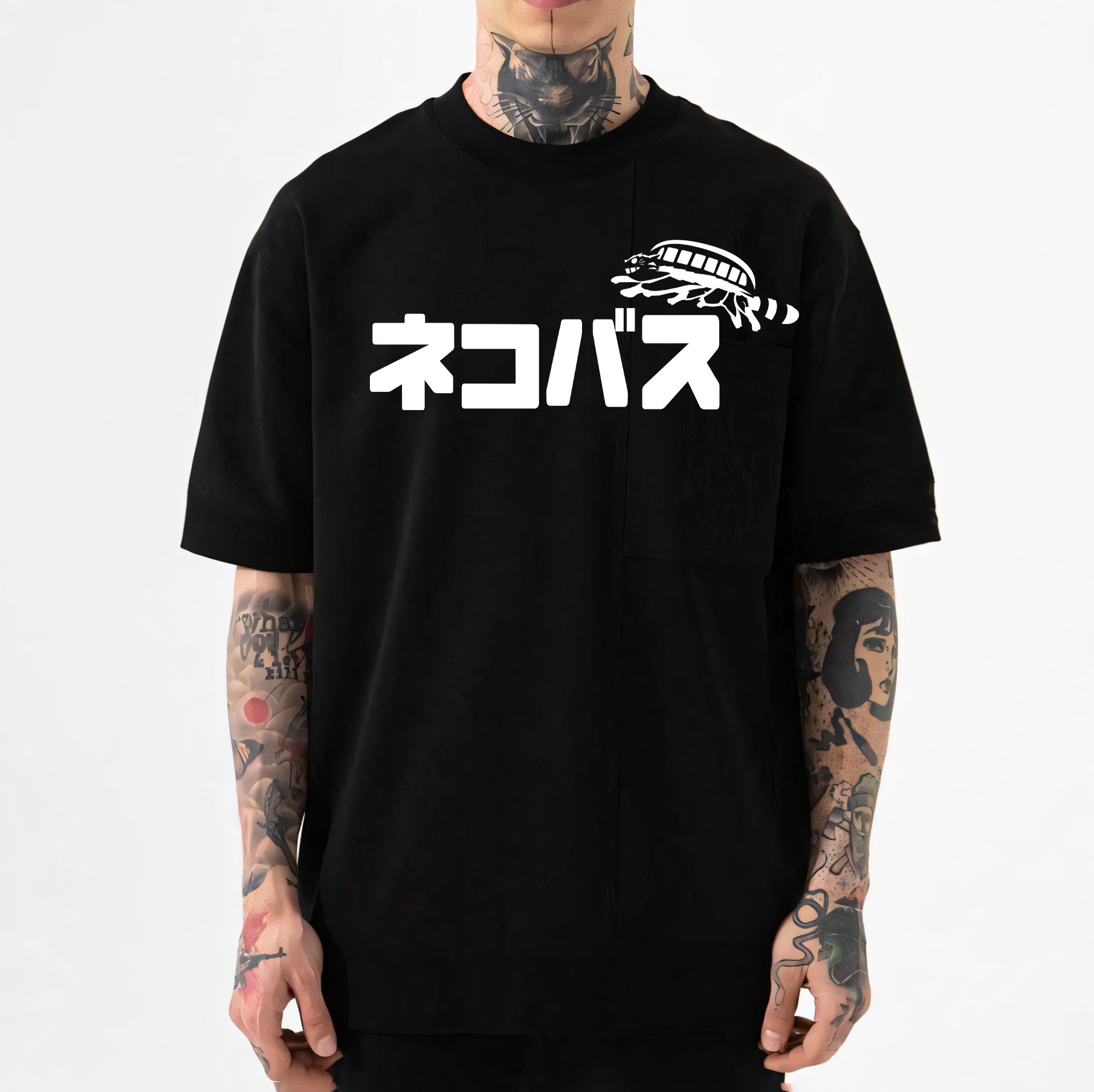 Ghibli Catbus Japanese Style Classic Tee
