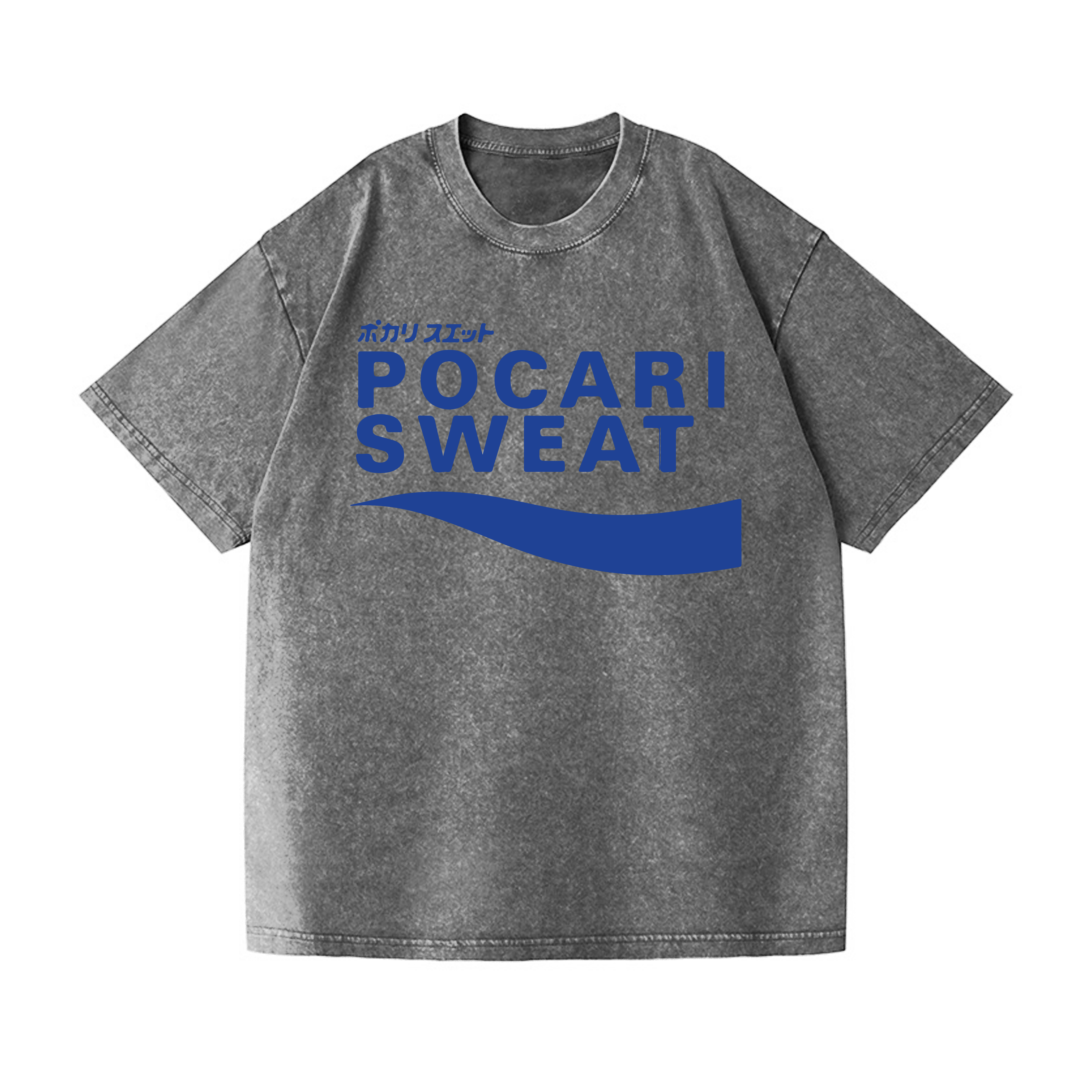 Pocari Sweat Vintage Wash Japanese Design T-Shirt