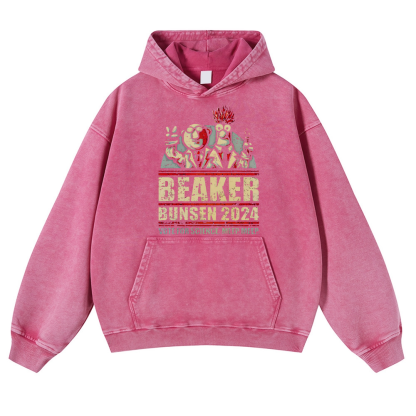Beaker Bunsen 2024 Vintage Washed Thick Cotton Hoodie