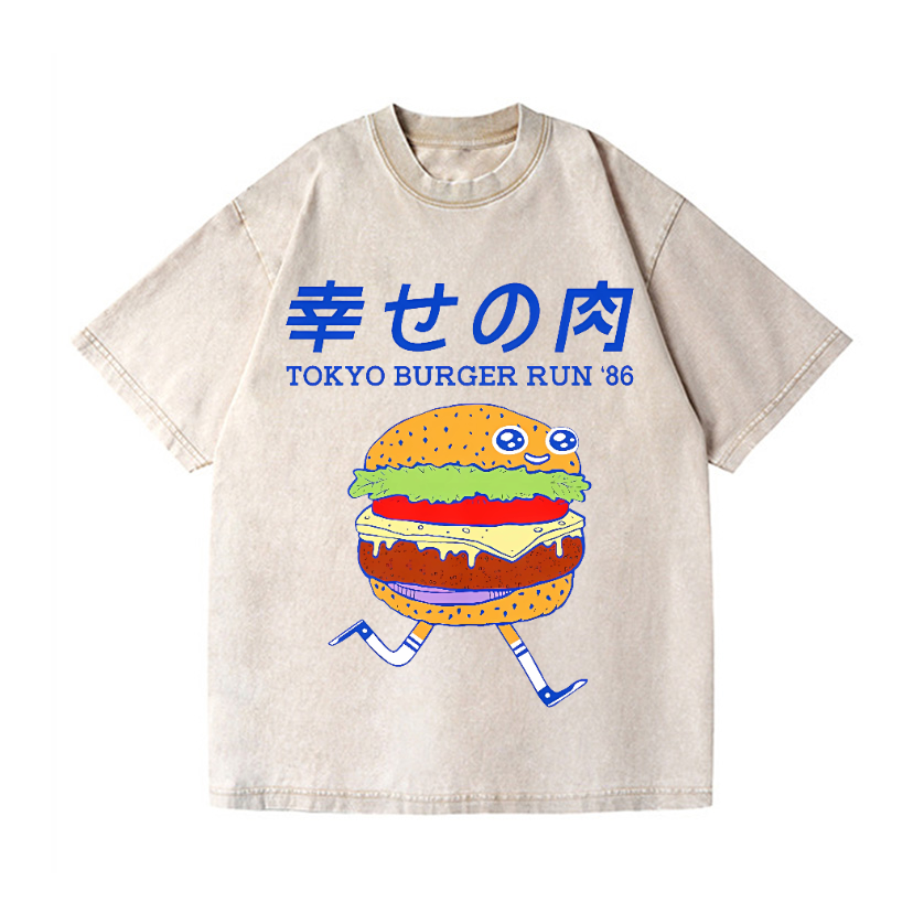 Vintage Wash Japanese Design T-Shirt