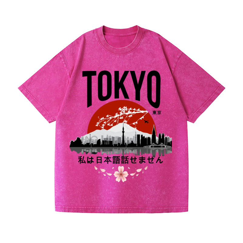 The Beauty of Tokyo Vintage Wash Japanese Design T-Shirt