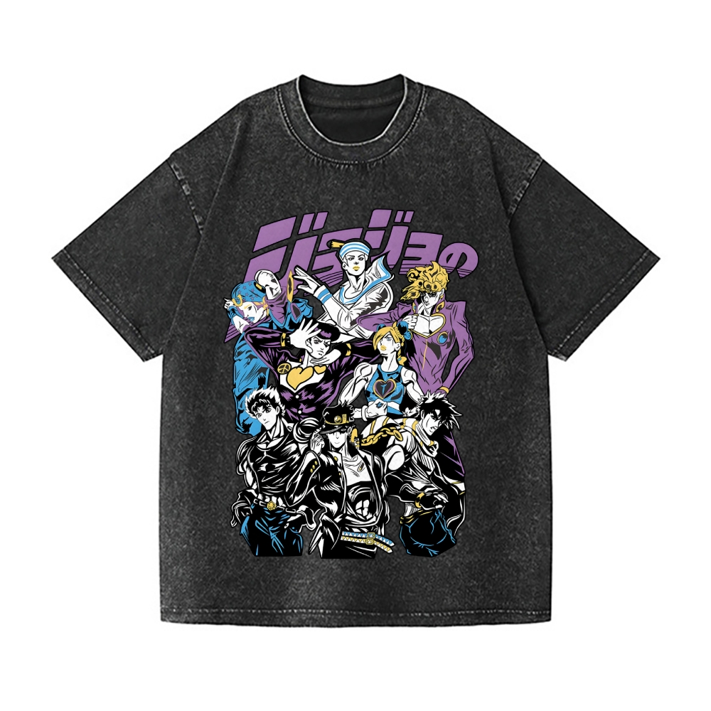 Jojo Vintage Wash Japanese Design T-Shirt