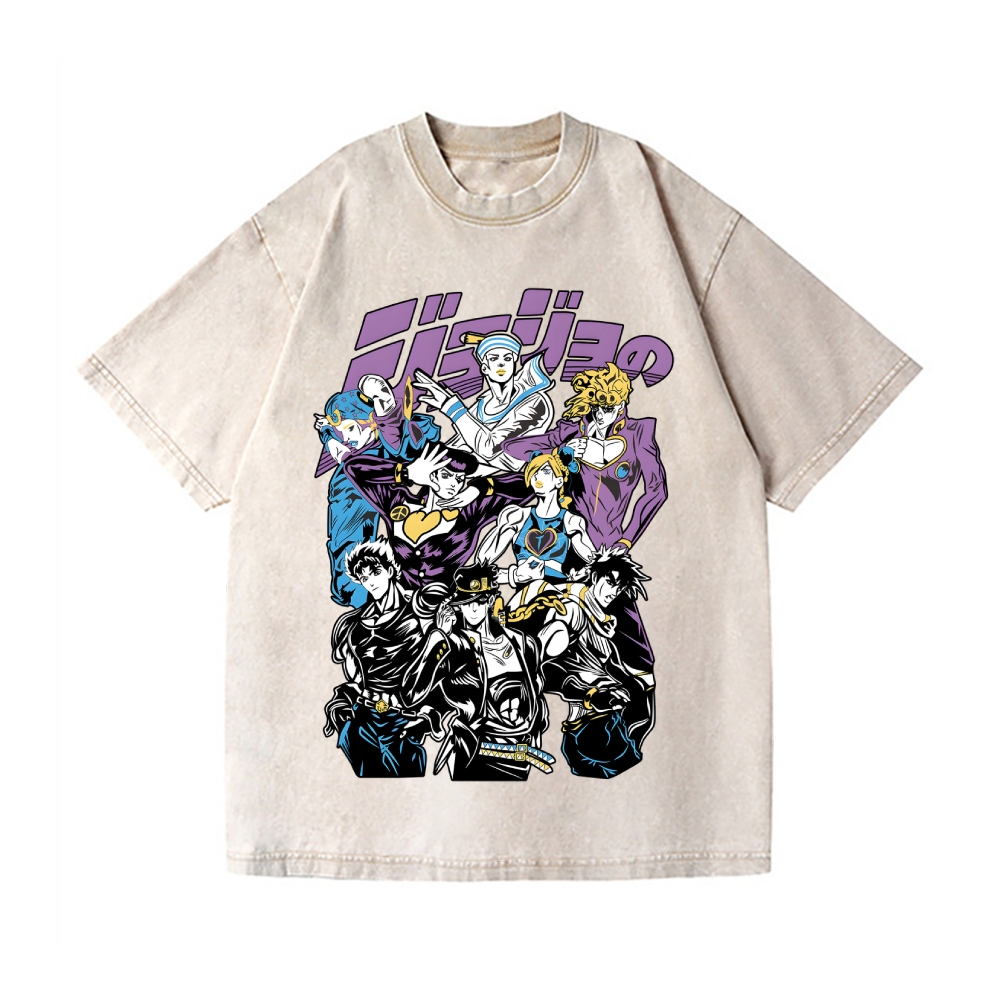 Jojo Vintage Wash Japanese Design T-Shirt