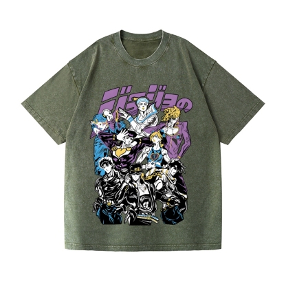 Jojo Vintage Wash Japanese Design T-Shirt