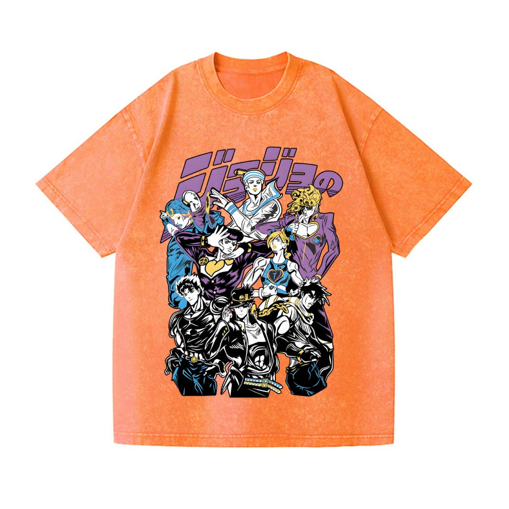 Jojo Vintage Wash Japanese Design T-Shirt