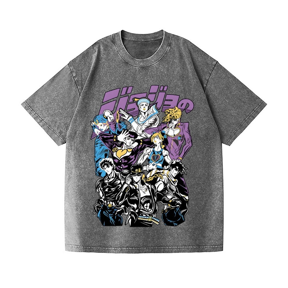 Jojo Vintage Wash Japanese Design T-Shirt