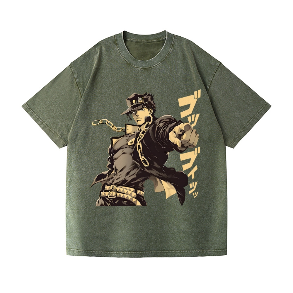 Jojo Vintage Wash Japanese Design T-Shirt
