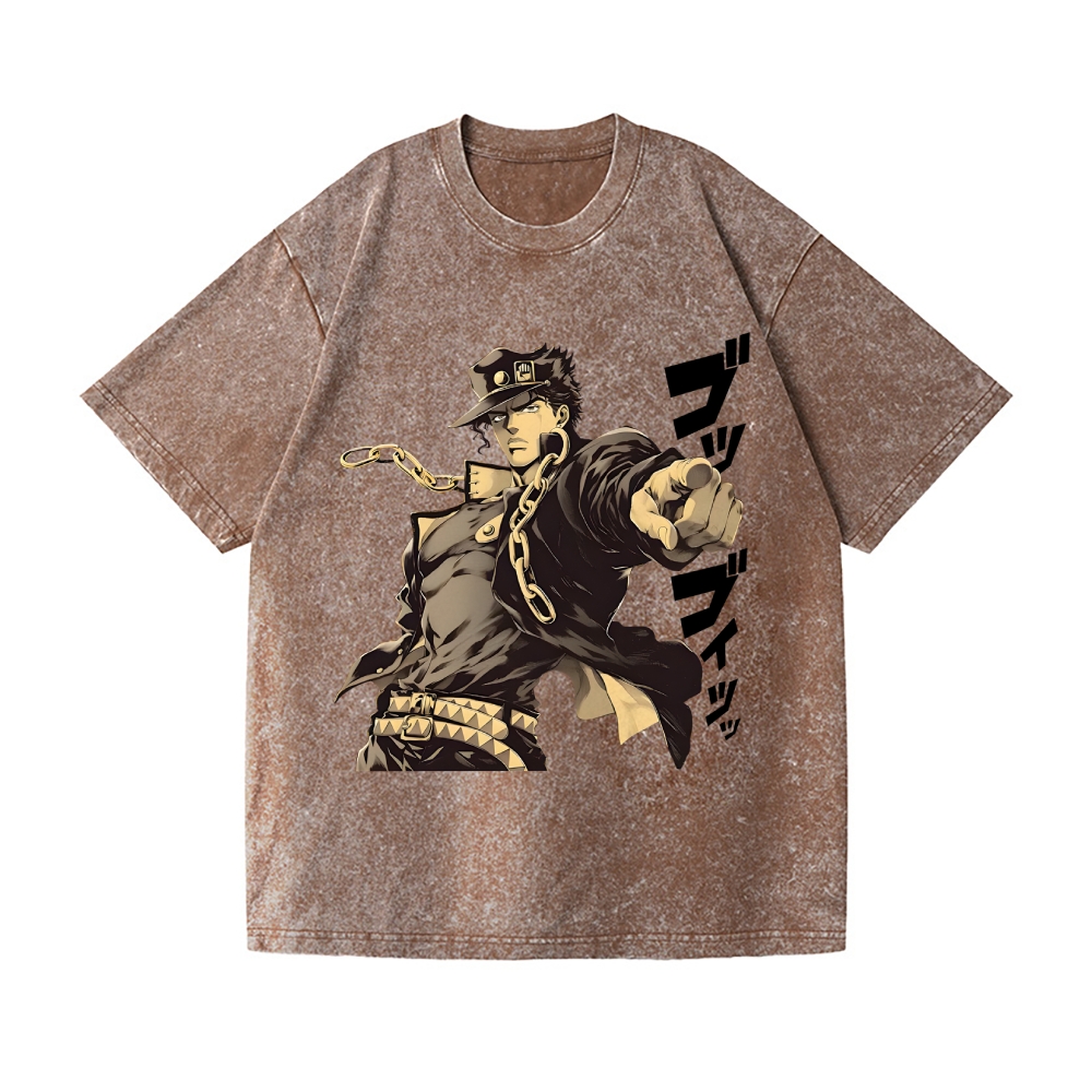 Jojo Vintage Wash Japanese Design T-Shirt