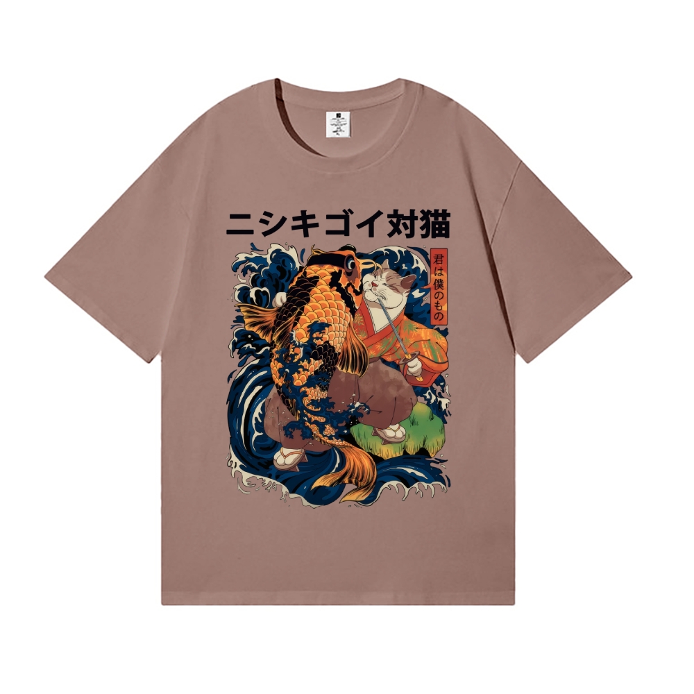 Koi Cat Japanese Style Classic Tee
