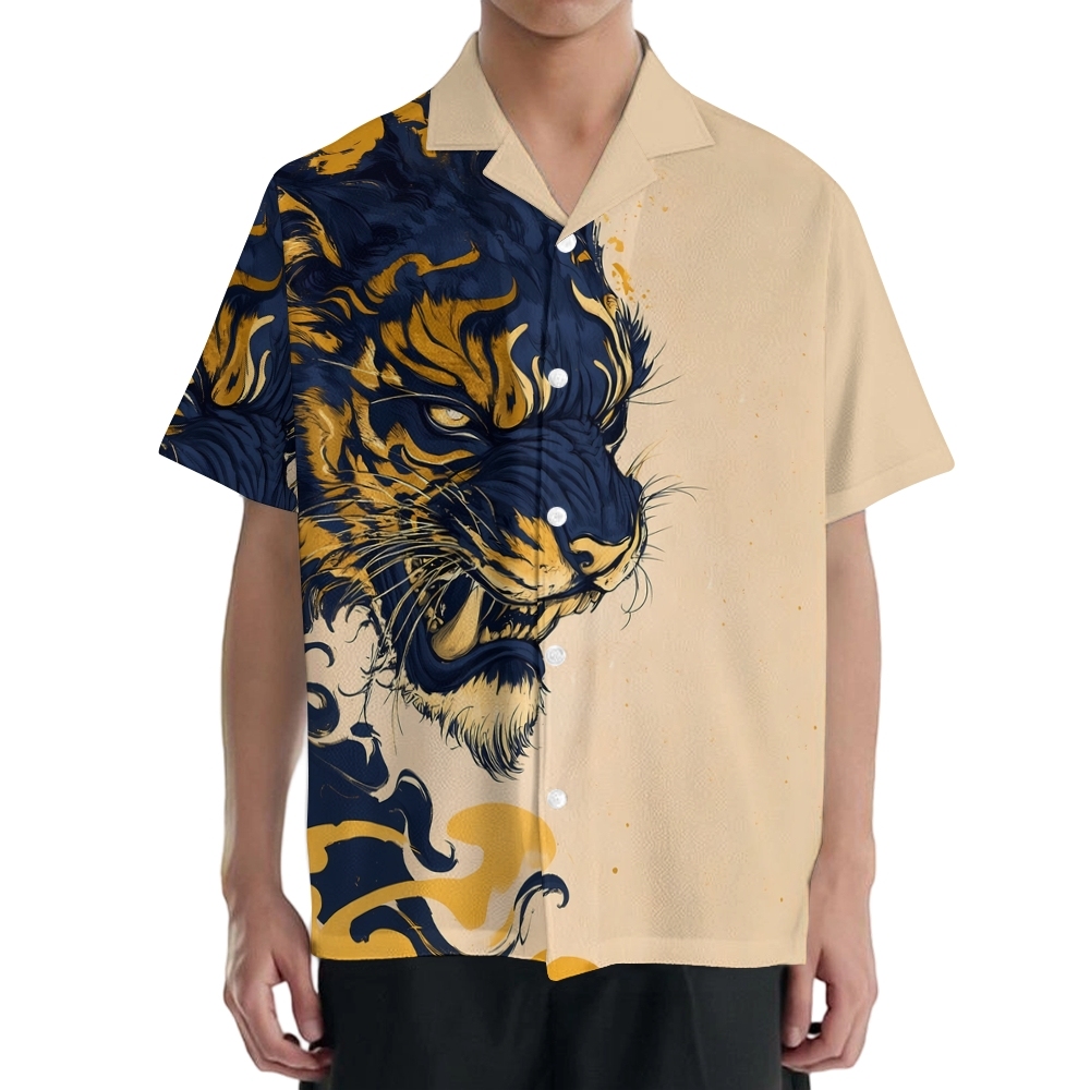 Tiger Japanese Style Camp Shirt