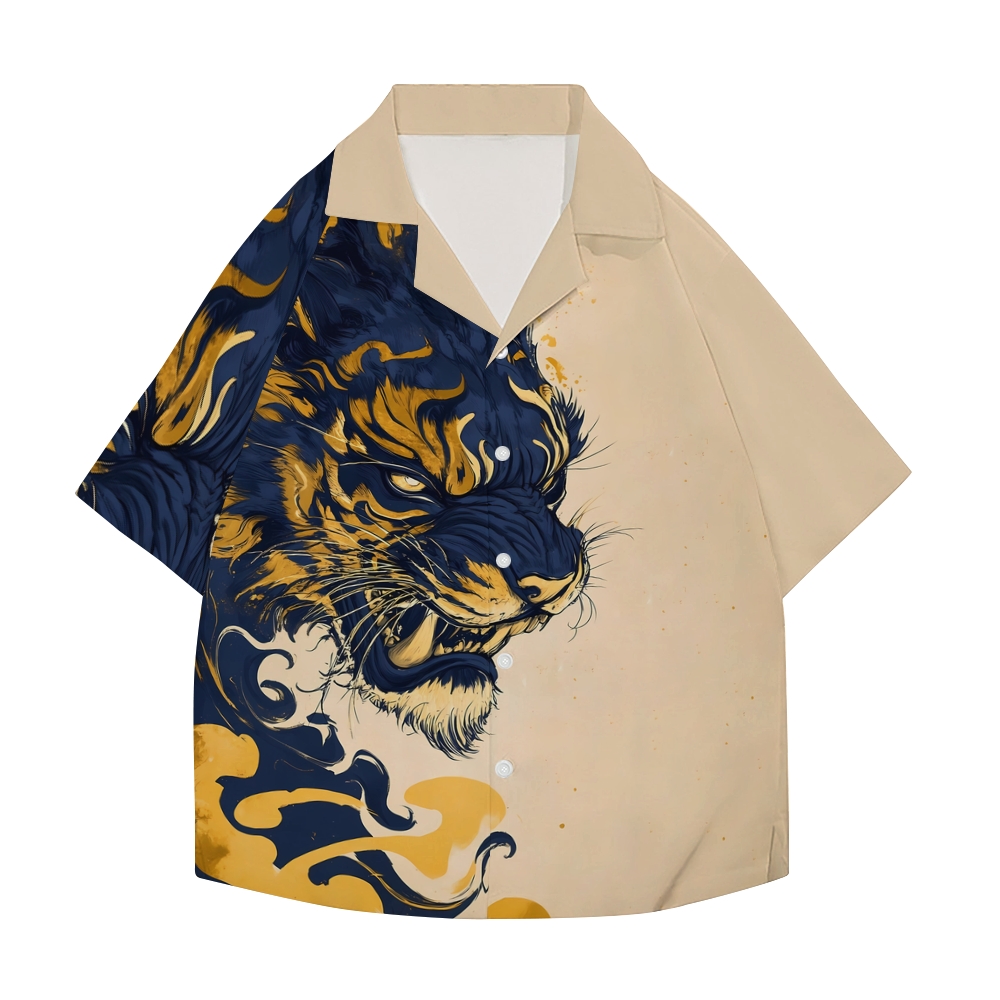 Tiger Japanese Style Camp Shirt