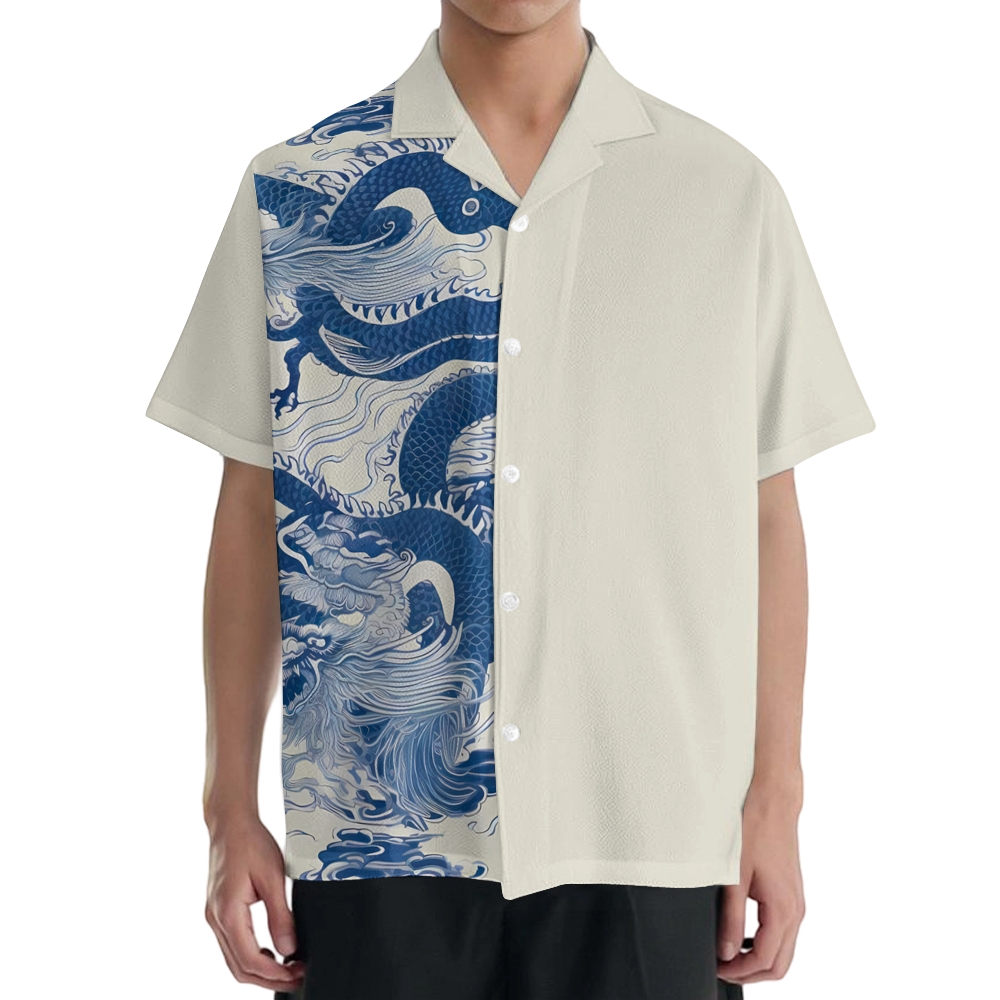 Dragon Japanese Style Camp Shirt