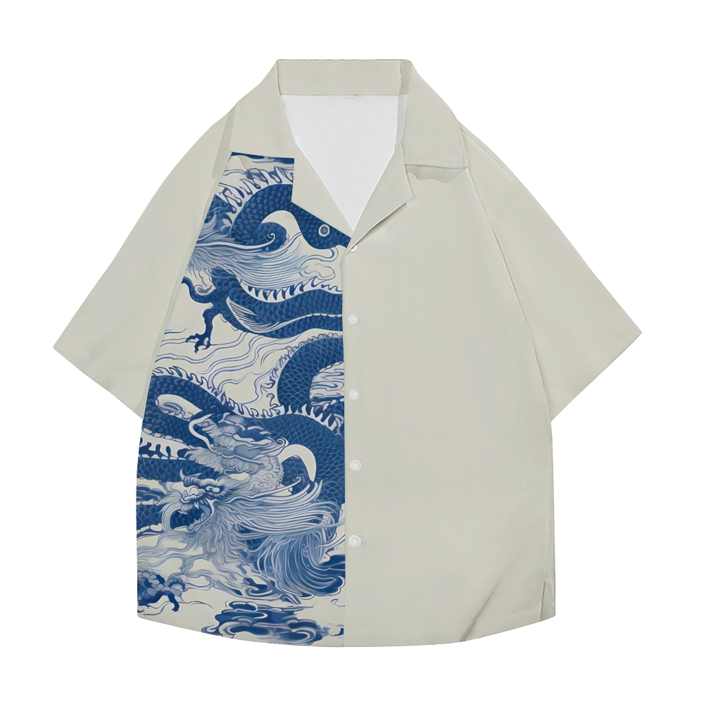 Dragon Japanese Style Camp Shirt