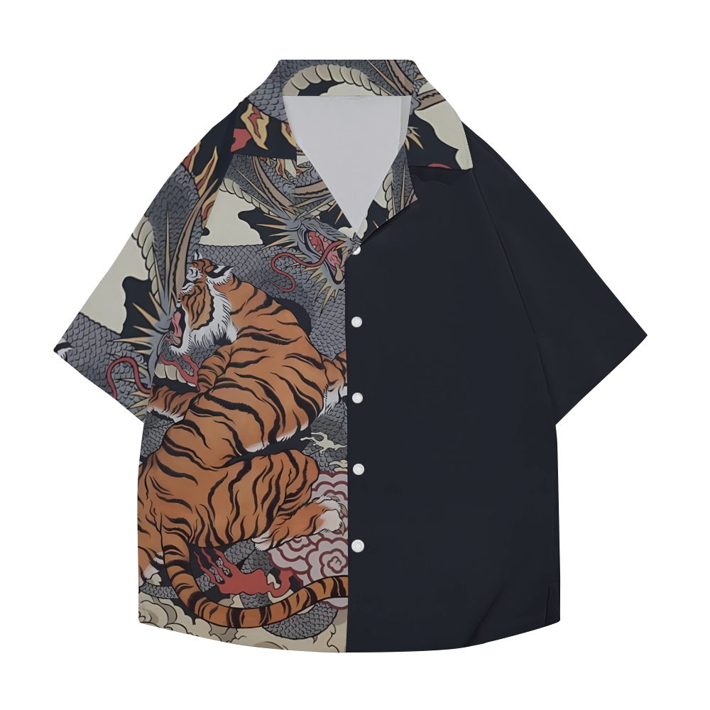 Tiger Japanese Style Camp Shirt