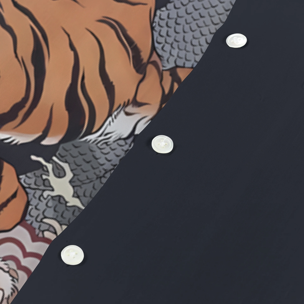 Tiger Japanese Style Camp Shirt