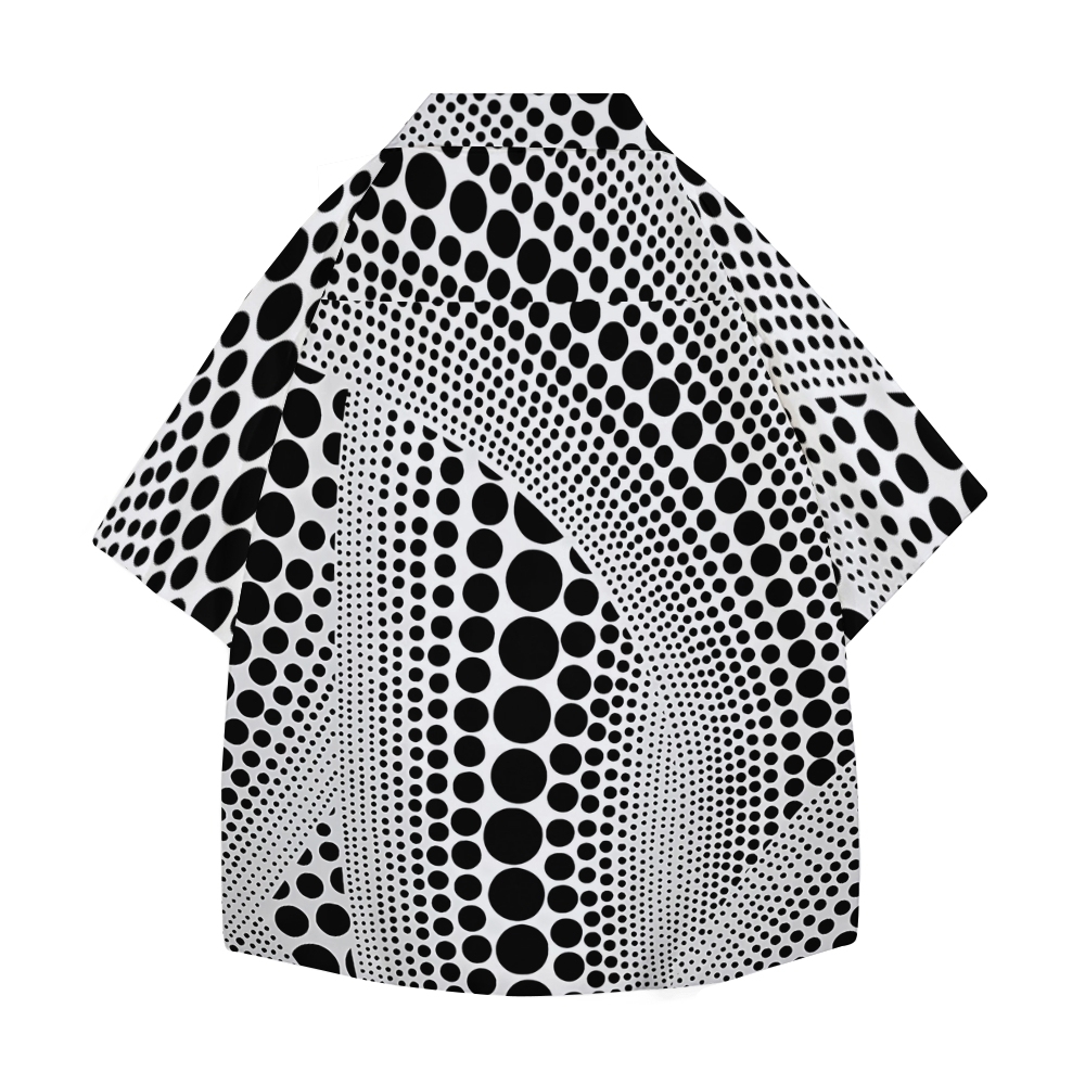 Yayoi Kusama Dots Japanese Style Camp Shirt