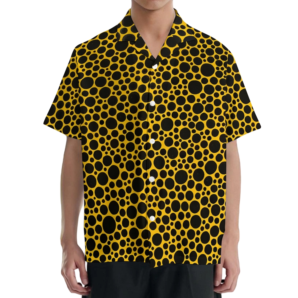 Yayoi Kusama Dots Japanese Style Camp Shirt