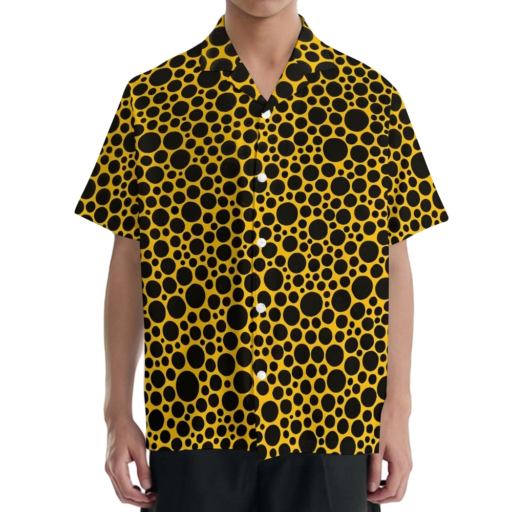 Yayoi Kusama Dots Japanese Style Camp Shirt