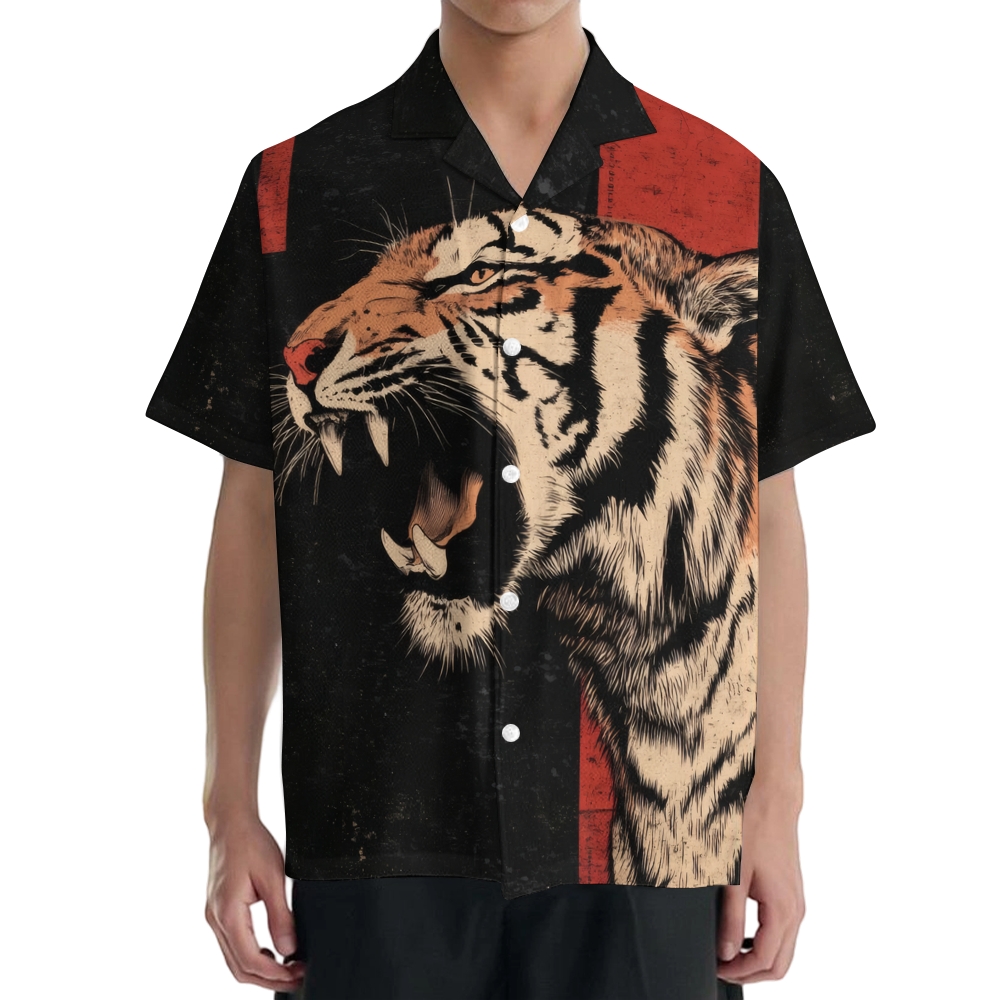 Tiger Japanese Style Camp Shirt
