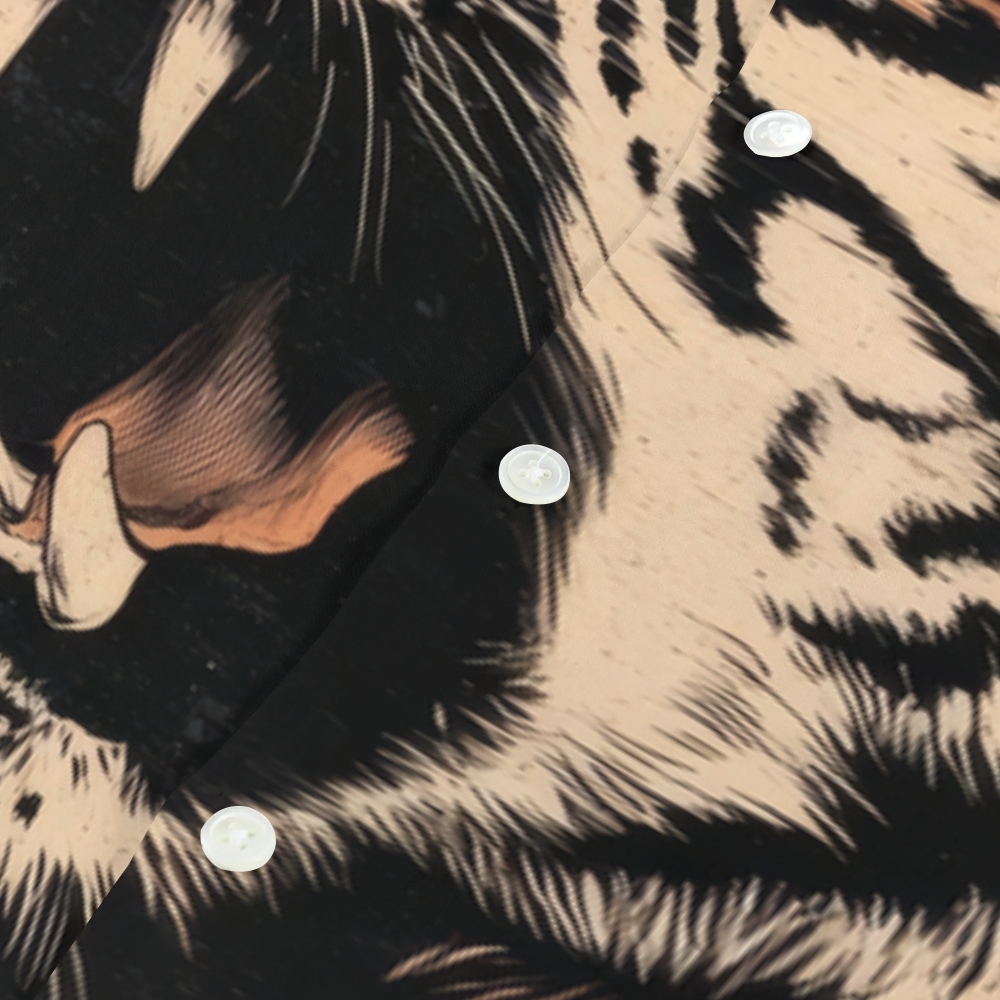 Tiger Japanese Style Camp Shirt