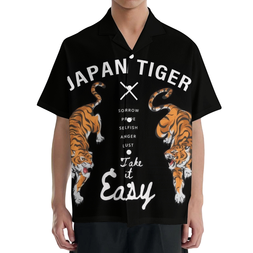 Japan Tiger Japanese Style Camp Shirt