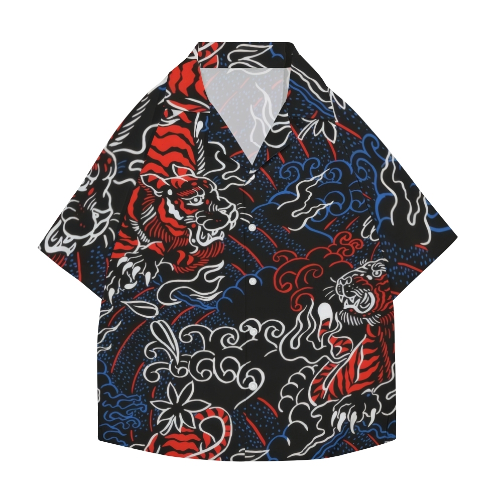 Tiger Japanese Style Camp Shirt