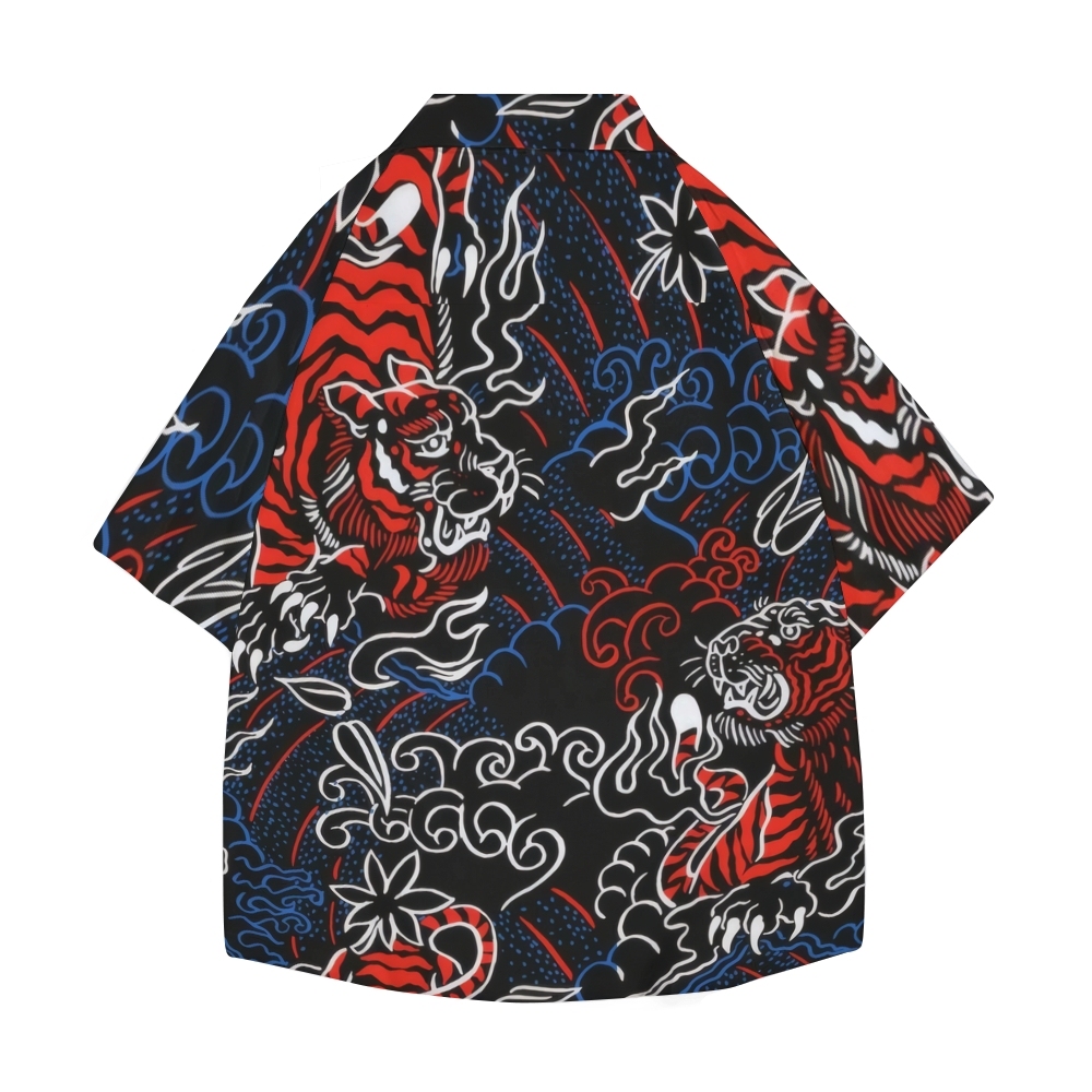 Tiger Japanese Style Camp Shirt