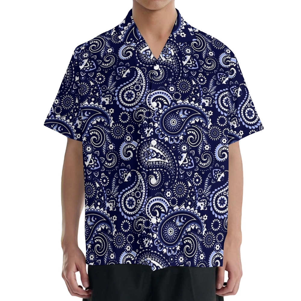 Paisley Japanese Style Camp Shirt