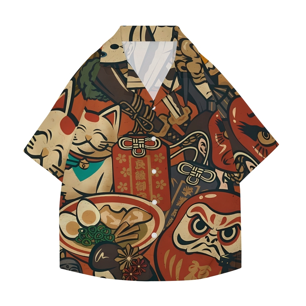 Daruma Japanese Style Camp Shirt