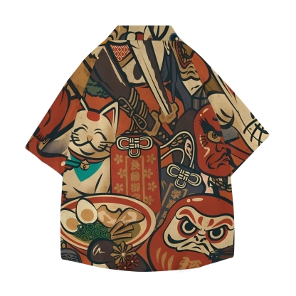 Daruma Japanese Style Camp Shirt