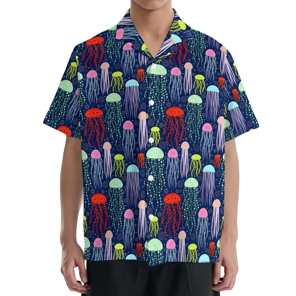 Jellyfish Japanese Style Camp Shirt