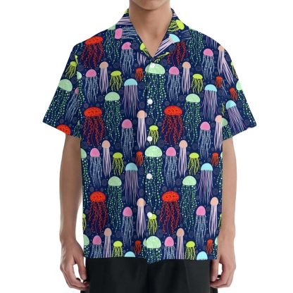 Jellyfish Japanese Style Camp Shirt