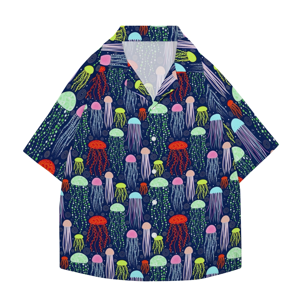 Jellyfish Japanese Style Camp Shirt