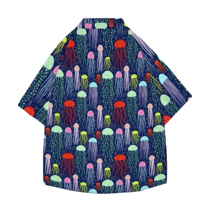 Jellyfish Japanese Style Camp Shirt