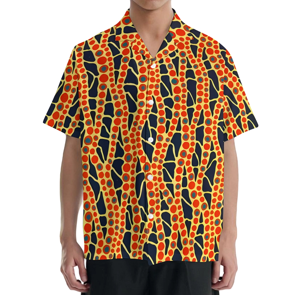 Yayoi Kusama Dot Japanese Style Camp Shirt