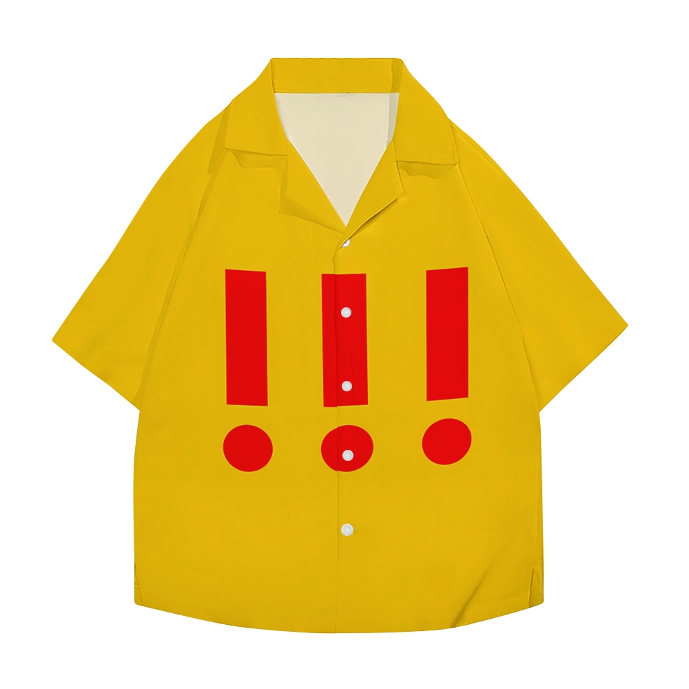Exclamation Point Japanese Style Camp Shirt