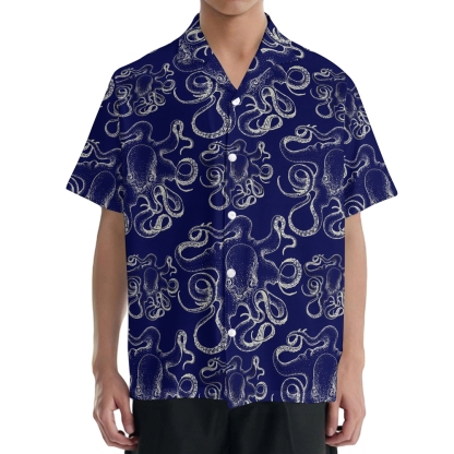 Octopus Japanese Style Camp Shirt