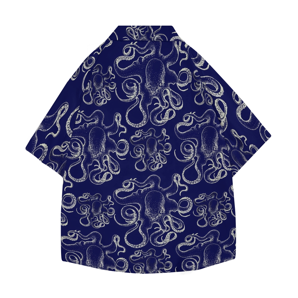 Octopus Japanese Style Camp Shirt