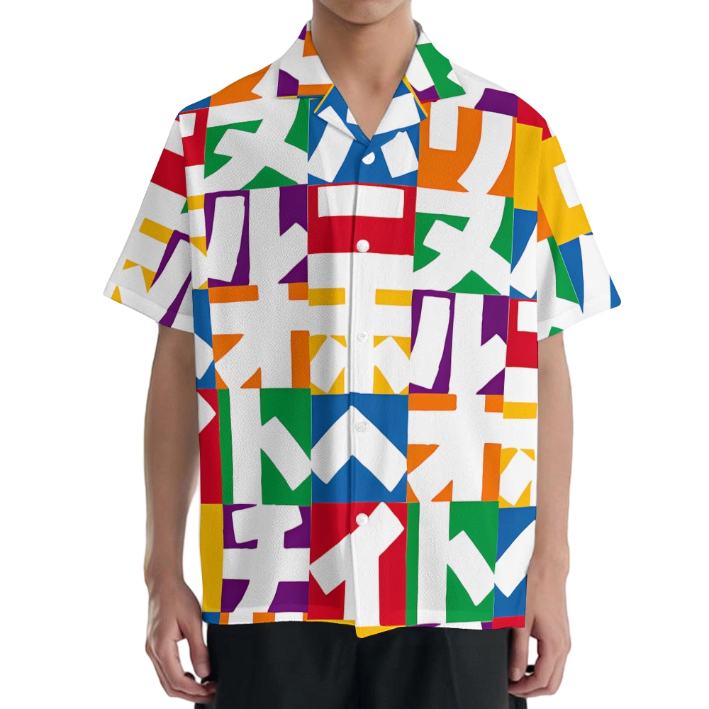 Japanese Symbol Japanese Style Camp Shirt