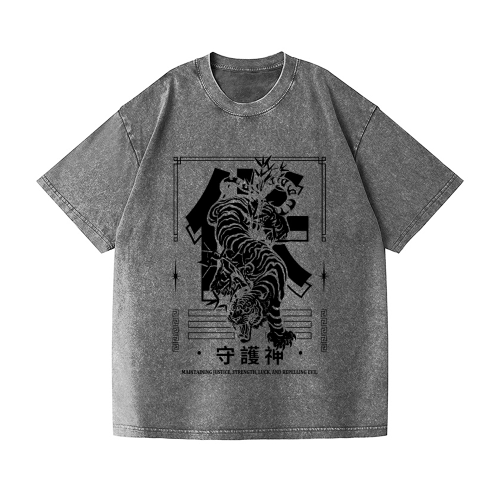 Tiger Vintage Wash Japanese Design T-Shirt – Japan-tiger