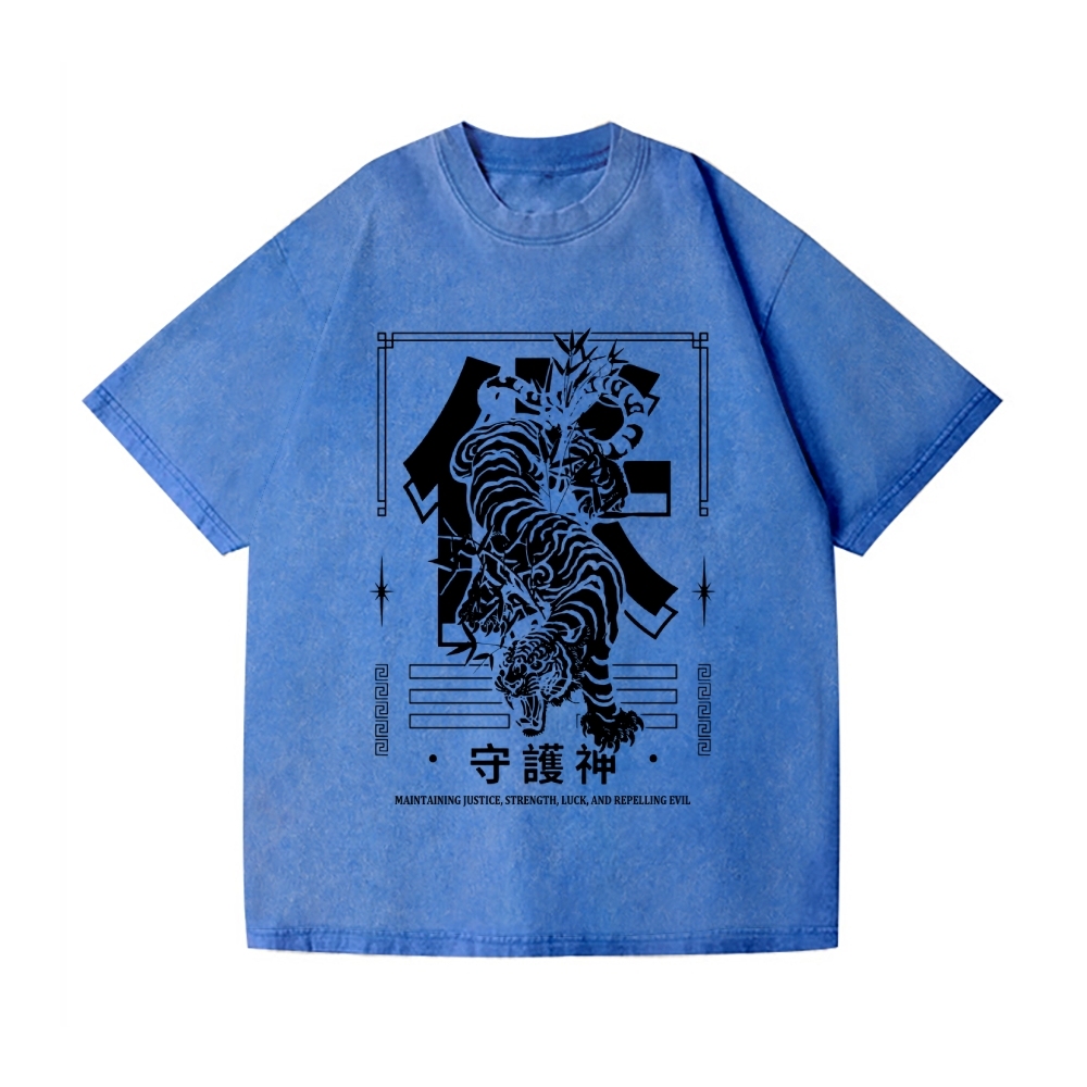 Tiger Vintage Wash Japanese Design T-Shirt – Japan-tiger